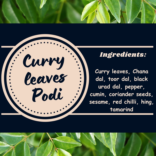 Curry Leaves Powder - No Garlic
