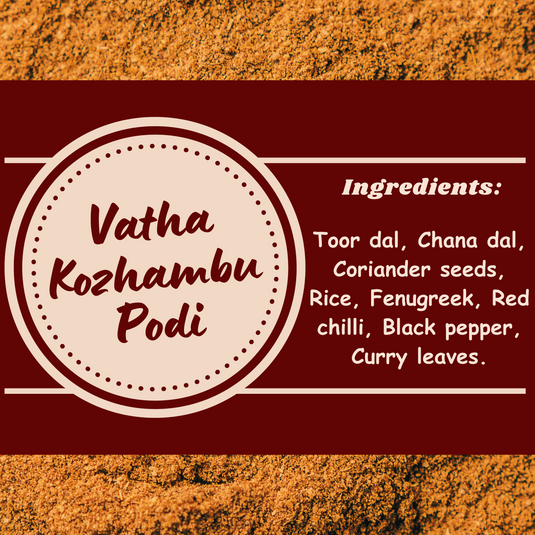 Vatha Kozhambu Podi(Agraharam Style)