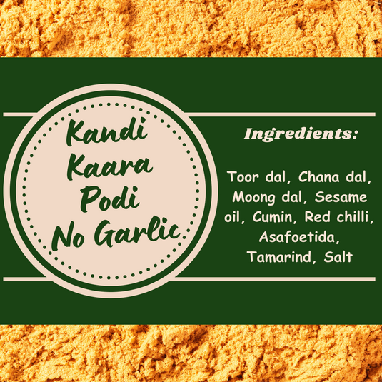 Kandi Kaara Podi - No Garlic