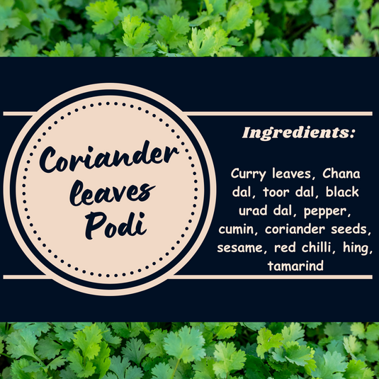 Coriander Podi - No Garlic